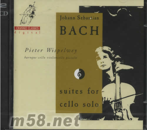 巴赫 6組大提琴獨奏曲專輯正面圖片