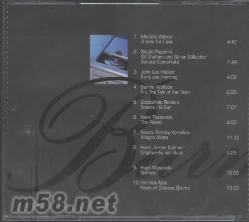 Burmester CD-3(柏林之聲3)專輯背面圖片