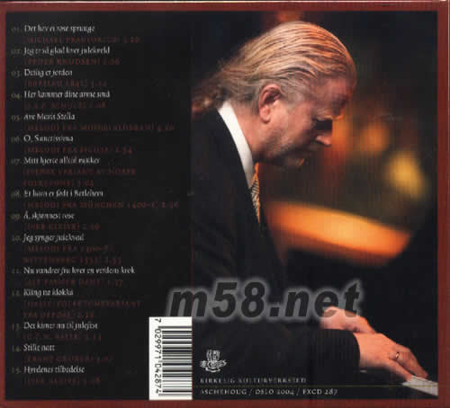 IVER KLEIVE HYRDENES TILBEDELSE真摯的樂章(鋼琴曲)專輯背面圖片