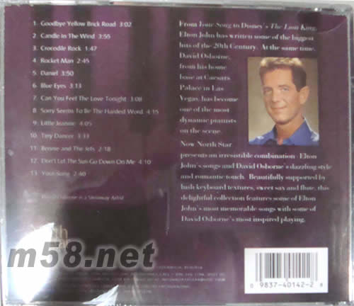 向ELTON JOHN致敬專輯背面圖片