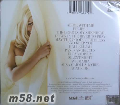 SACRED ARIAS專輯背面圖片