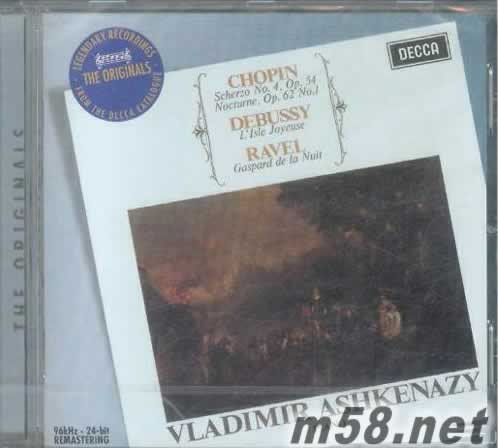 蕭邦、德布西、拉威爾 Chopin, Debussy, Ravel 鋼琴作品專輯正面圖片