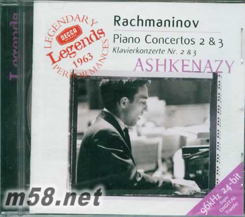 拉赫曼尼諾夫:第2、3鋼琴協奏曲專輯正面圖片