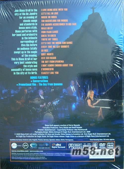 Live In Rio專輯背面圖片