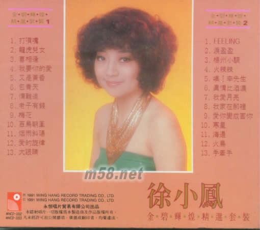 金碧輝煌精選套裝 2CD專輯背面圖片