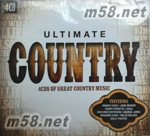 Ultimate...Country終極鄉村(4CD套裝歐版)專輯正面圖片