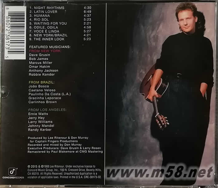 Lee Ritenour - Festival專輯背面圖片