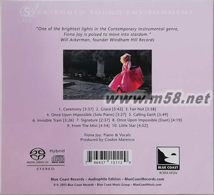 Signature Solo (Hybrid SACD) 菲奧娜 代表之作 (SACD)藍岸經典專輯背面圖片