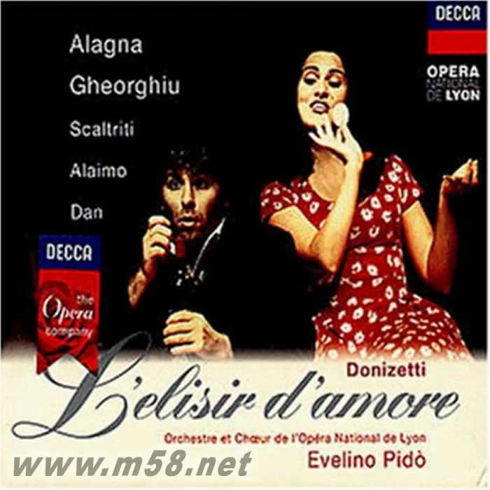 愛的甘醇 Donizetti Alagna, Gheorghiu, Pido, Opéra de Lyon專輯正面圖片