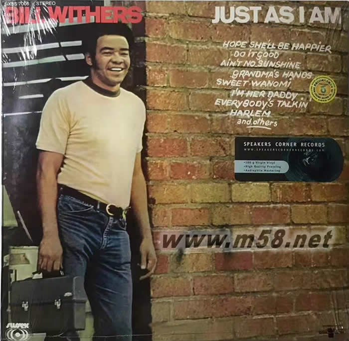Bill Withers JUST ASIAM 180g 33RPM LP 黑膠專輯正面圖片