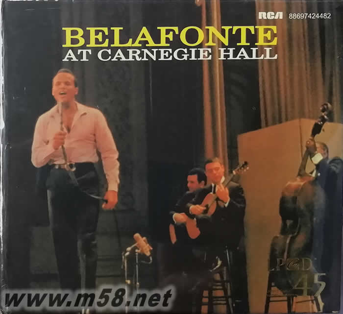 Belafonte At Carnegie Hall 貝拉芬堤在卡內基大廳 LPCD45專輯正面圖片