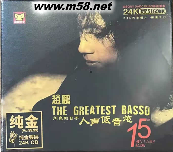 閃亮的日子 15周年 24K金碟 GOLD CD 純金碟專(zhuān)輯正面圖片