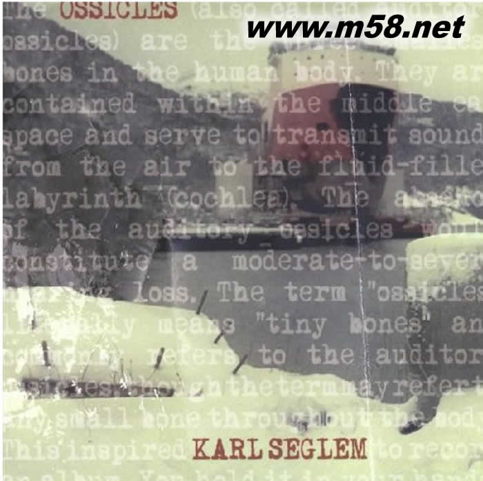 卡爾 塞格林 小骨Ossicles(薩克斯、羊號角、鋼琴、貝斯) 黑膠專輯正面圖片