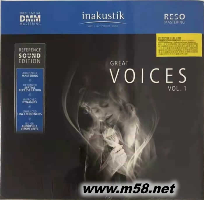 Great Voices, Vol. I 宏亮的嗓音-第1輯 黑膠(INAKUSTIK宏亮系列)專輯正面圖片