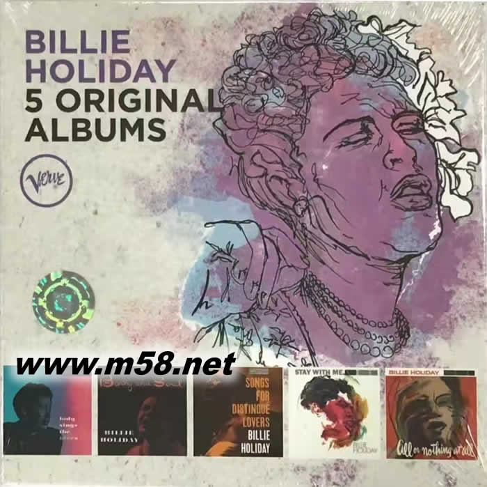 5 Original Album Billie Holiday(5CD套裝)專輯正面圖片