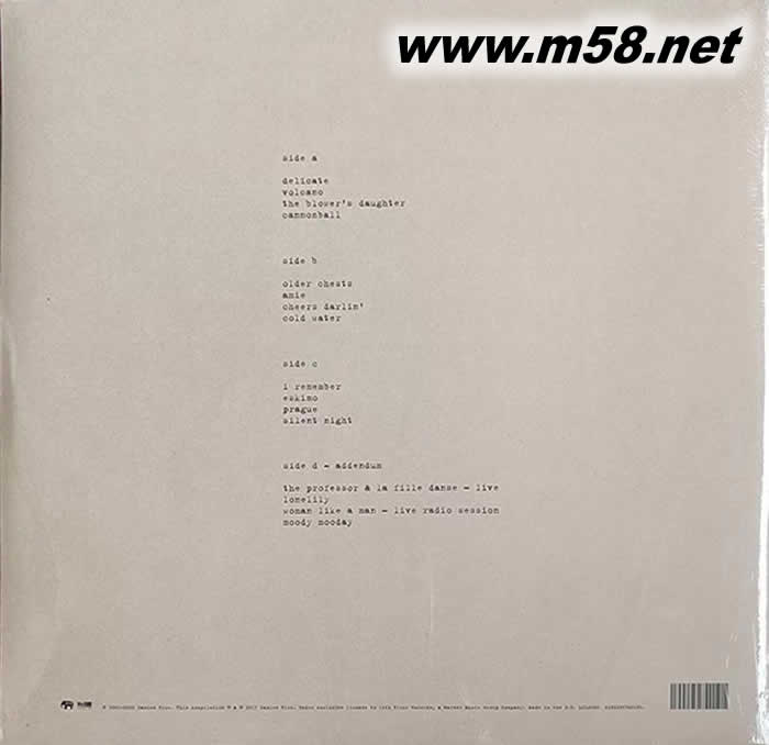 達米安 賴斯 Damien Rice O 黑膠專輯背面圖片