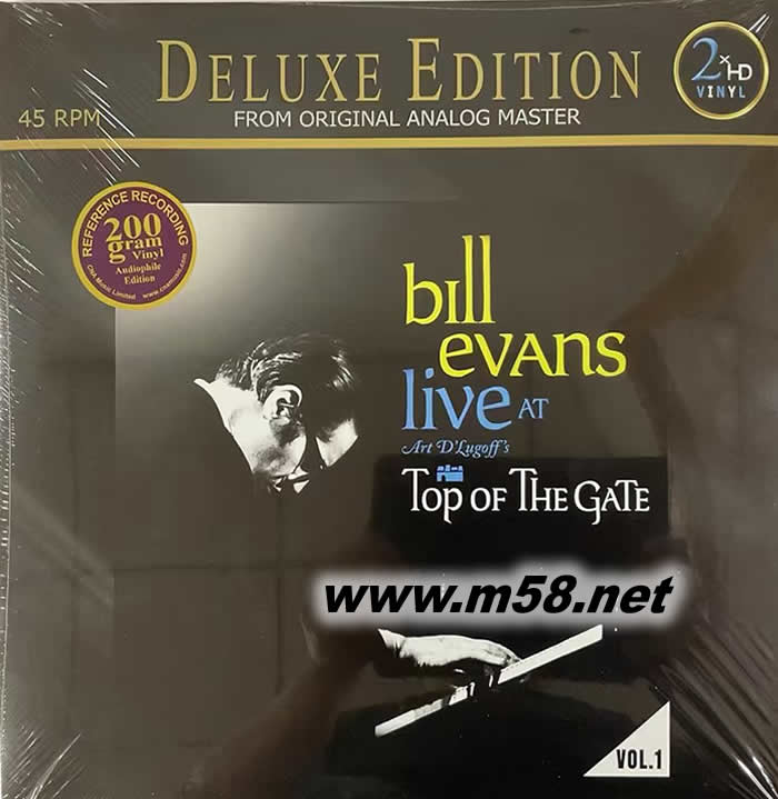 LIVE AT ART D LUGOFF’S TOP OF THE GATE VOLUME 第一集 45轉 鋼琴詩人 黑膠專輯正面圖片